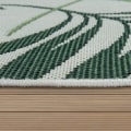 Miniatyrbillede 2 af 3: Indendørs og udendørs tæppe fladvævet jungle skåret design palmer Flor