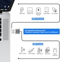 Miniatyrbillede 2 af 5: 4-pak USB C-hun til USB-han-adapter, Type A-opladerkabel