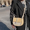 Miniatyrbild 2 av 5: Sadel Kvinnor Axelväska Mode Designer PU Läder Crossbody B