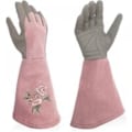 Miniatyrbillede 1 af 5: rose Kvinder Havehandsker - Kunstlæder Fuld Finger Tornbeskyttelse