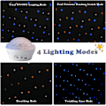 Miniatyrbilde 5 av 5: LED-projektorlampe, stjernehimmelprojektor 2 i 1 Galaxy-projektor Ce