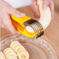 Miniatyrbillede 2 af 5: Bananslicer, rustfrit frugt- og grøntsagssalat skræller C