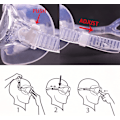 Miniatyrbilde 4 av 5: Svømmebriller, Voksen Bassengbriller Transparent Anti-Fog Vanntette