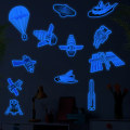 Miniatyrbillede 2 af 5: Glow in the Dark Stjerner til Loft, Galaxy  Raket Rumskib  Wal