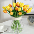 Miniatyrbillede 2 af 5: 20 stk. Ægte Touch Latex Kunstige Tulipaner Blomster Falske Tulipaner Flow
