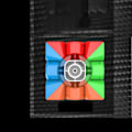 Miniatyrbild 5 av 5: Magisk kub, 3x3x3 Speed ​​Magic Cube Smidig Lätt att vrida för Brai