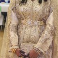 Miniatyrbillede 2 af 5: Elegant Marokkansk Caftan Bælte Guld Farve Arabisk Kvinde Kjole Bælte B