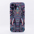 Miniatyrbillede 1 af 4: Lysende præget dyre elefant hardshell/kofanger telefoncover til