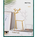 Miniatyrbilde 2 av 5: Metall smykker display stativ, jern display stativ, gull dekorative