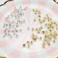 Miniatyrbillede 3 af 5: 100 par kugleformet koblingsørestikker med pude ørestikker sikkerhedslås