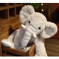 Miniatyrbilde 4 av 4: Søt elefant plysjdukke myk utstoppet mini elefant plysj