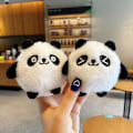 Pikkukuva 4 / 5: Pehmoinen panda-avaimenperät täytetty eläinavainrengas riipus lompakko reppu