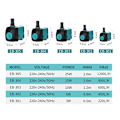 Pikkukuva 2 / 5: 1 kpl, 450 l/h uppopumppu, 6 W mini uppopumppu, akvaariopumppu, akvaarion kiertovesipumppu