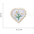 Miniatyrbilde 3 av 5: 5 stykker kjærlighetsembroderte lapper, broderte selvklebende lapper Sy O