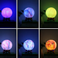 Miniatyrbillede 2 af 5: Månelampe Lavalampe NSL Belysning Månelys 4,8 tommer 16 LED-farve