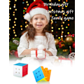 Miniatyrbillede 5 af 5: Speed Cube 3x3 3x3x3 Ingen klistermærke Magic Puzzle Speed Cube Magic Chi