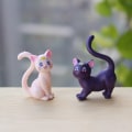 Miniatyrbild 1 av 5: 20 st Mini Katter Miniatyr Mikro Söt Trädgård Miniatyrer Hantverksmässa