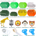 Miniatyrbild 5 av 5: Djungel Safari Tema Fest Ballong Garland Set, 151 Pack, Med Ani
