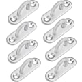 Miniatyrbillede 1 af 5: Rustfrit Øjeplade i Rustfrit Stål M5 (8 stk.) - Aflang Metal Krog U-formet