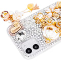 Miniatyrbild 3 av 4: iPhone 11 Bling Glitterfodral, lyxigt glänsande diamantkristallrhinest