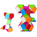 Pikkukuva 1 / 5: Magic Snake -palapeli 24+48 osaa - Magic Snake -kuutio - Magic Snake -kuutio