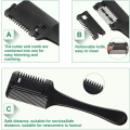 Miniatyrbillede 5 af 5: Razor Comb Tynd Kam Razor Comb Saks Razor Comb Saks Dobbeltsidet Frisør Razor Comb Til Hårklipning Og Styling