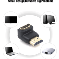 Miniatyrbillede 4 af 4: HDMI-adapter 90 grader og 270 grader vinklet HDMI-stik A