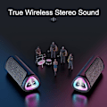 Miniatyrbild 5 av 5: Kraftfull 360° Stereo Surround Bluetooth-högtalare: Ortizan M7 Porta
