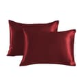 Vinröda örngott 50 x 75 cm (2-pack) Hållbara hypoallergena kuddar