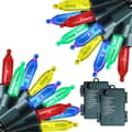 Batteridrivna utomhusjulbelysning 50 LED miniljusslinga
