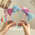 Miniatyrbilde 1 av 5: Glitter Cat Ear Headbands 4 stk. Kitten Headbands Jenter og Kvinner