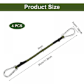 Pikkukuva 2 / 5: 4 kappaleen bungee-naru karabiinihaalla, 30 cm bungee-naru karabiinilla