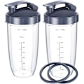 Miniatyrbillede 1 af 5: 6 stk. udskiftningskopper til NutriBullet 600w 900w Blender med T