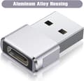 Pikkukuva 5 / 5: USB C naar USB mannelijke adapter 3-pack, Type C naar USB A oplader C