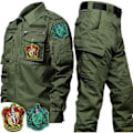 Miniatyrbillede 4 af 5: 10 stykker college-stil patch patches, Harry broderet patch