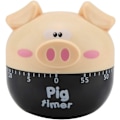 Miniatyrbild 1 av 5: Timer - Söta räknare tecknade gris mekaniska timers för matlagning Tim