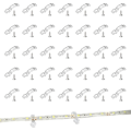 Miniatyrbillede 1 af 5: 100 stk. fastgørelsesklips til LED-strimler, connector LED fastgørelsesklips lys