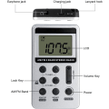 Pikkukuva 3 / 5: Mini kannettava stereoradio, ladattava taskuradio DSP AM FM 2