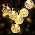 Miniatyrbillede 1 af 5: Solcellelampe-streng, 50 IP65 vandtæt LED krystalbold lampe-streng