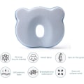 Miniatyrbilde 2 av 5: Gul pute for barn, Memory Foam Reisepute, Baby Hodeform, C