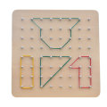 Miniatyrbilde 5 av 5: Geobrett i tre, matematisk manipuleringsmateriale, arrayblokk G