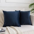 Miniatyrbillede 1 af 5: Et sæt med 2 dekorative velour pudebetræk til sofaer, soveværelser,