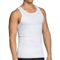 Miniatyrbilde 2 av 5: Herre Unlabeled Tank Top A-Line Skjorte hvit XXXL