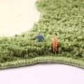 Miniatyrbillede 4 af 5: Skridsikker badeværelsesmåtte med søde store fødder