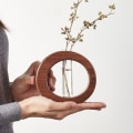 Miniatyrbillede 3 af 5: Træ Dekorative Plantepotter Små, Træ Vase Lækagesikker Håndlavet