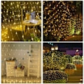 Miniatyrbillede 2 af 5: Netlys Garland, 192 LED Netlys 3M x 2M, Dæmpbar til Soveværelse