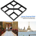 Miniatyrbillede 3 af 3: Form, DIY Belægning Betonform Trin Formplader Stenplader G