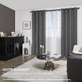 Miniatyrbilde 3 av 3: Blackout-gardiner 84 tommer lange, termisk isolerte gardiner for
