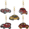 Miniatyrbilde 1 av 5: 5D DIY Full Diamond Painting Keychain Rhinestone Painting Embroid