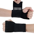 Miniatyrbild 1 av 5: 2-pack handledsstöd, 2-pack elastiskt handledsstöd med rem, justerbart